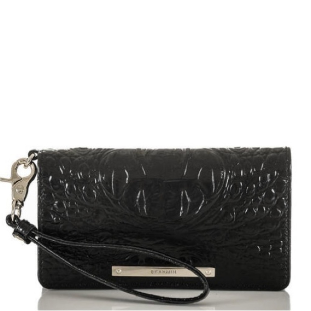 Brahmin Black Wristlet